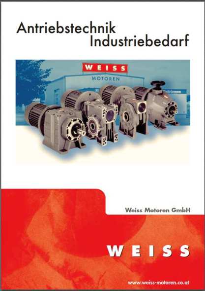 Weiss Motoren Firmenfolder deutsch